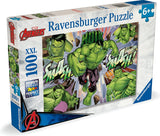 Ravensburger legpuzzel xxl marvel hulk, 100st.