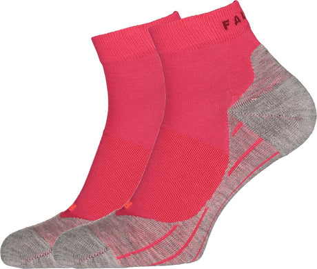 Falke ru4 short anti-blaar katoen functioneel materiaal hardloopsokken dames rood - maat 37-38 37 38