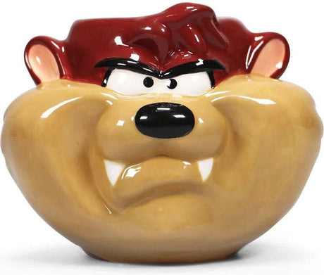 Half moon bay looney tunes - tazmanian devil - 3d mok - bruin - 400ml