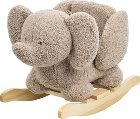 Nattou olifant teddy - schommelpaard - hobbelpaard - 59 x 45 cm - taupe