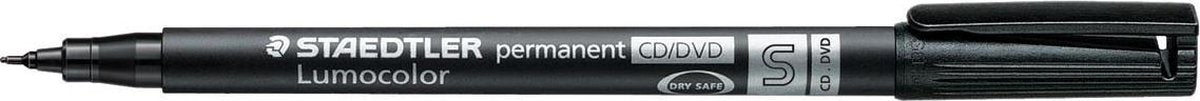 Staedtler lumocolor permanent cd dvd 310 permanente marker zwart 1 stuk(s)