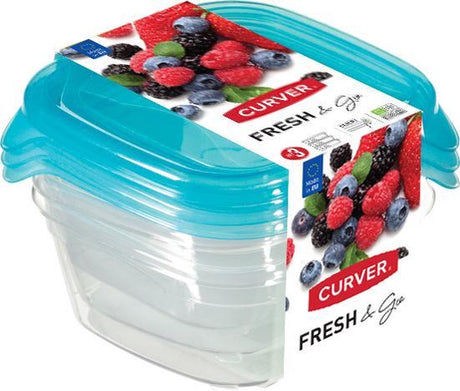 Curver fresh go verhouddoos 250ml set a 3 11x11xh9cm