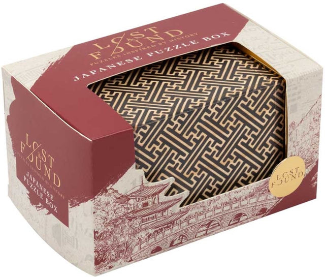 Professor puzzle lost and found puzzelbox japanse stijl - breinbreker cadeau.