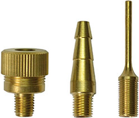 Stanley opblaas set - 3-delig - compressor accessoire - europese snelkoppeling - max. druk 8 bar - geschikt voor luchtbedden en zwembadspeelgoed - compact en licht