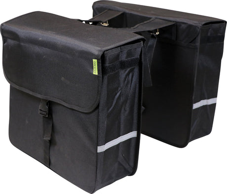 Dresco dubbele fietstas luxe shopper 40 liter