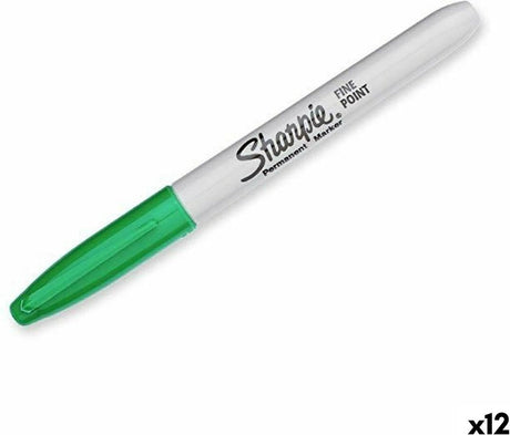 Sharpie marker fine rundspitze groen, 12 stuks