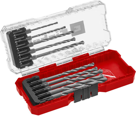 Einhell 108743 gereedschapsstaal steen-spiraalboorset 10-delig 3 mm, 4 mm, 5 mm, 6 mm, 7 mm, 8 mm, 9 mm, 10 mm 1 set(s)