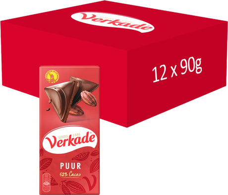 Verkade reep puur (12x 90g)
