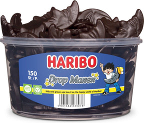 Haribo drop manen - drop - 150 stuks silo