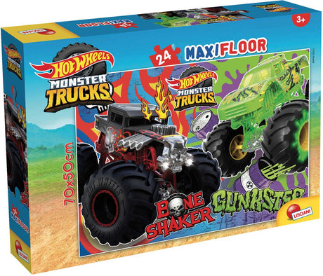 Lisciani - hot wheels - puzzel maxifloor - 24 stukjes