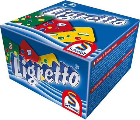 Selecta ligretto blauw kaartspel – 999 games – snel reactiespel voor 2-4 spelers – vanaf 8 jaar – actiespel voor familie vrienden