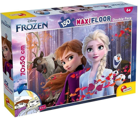 Lisciani - frozen - double face - puzzel maxifloor - 150 stukjes