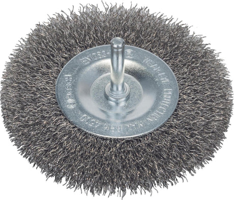 Bosch 6mm schijfborstel 100 gegolfd 0.3 inox