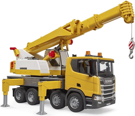 Bruder scania super 560r liebherr kraan met licht en geluid 1:16