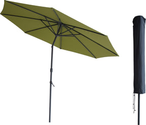 Kopu ® valencia parasol rond 300 cm met beschermhoes - olijfgroen