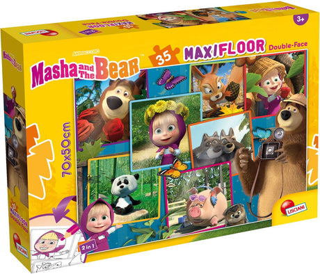 Lisciani - masha - puzzel maxifloor - 35 stukjes