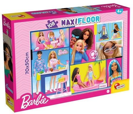 Lisciani - barbie - puzzel maxifloor - 108 stukjes