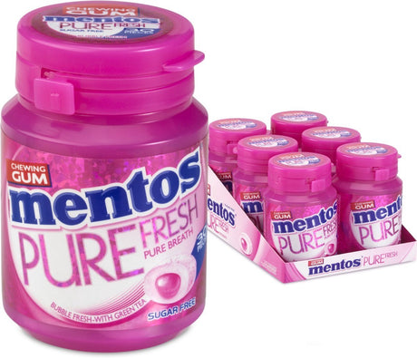 Mentos kauwgom pure fresh bubblefresh (6x 30 stuks)