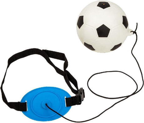 Sportx voetbaltrainer - balspellen - bal diameter 20cm - elastisch koord