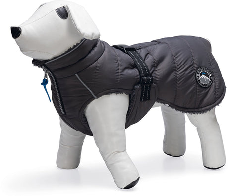 Beeztees bobby - hondenjas - grijs - 24 cm xxs
