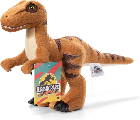 Noble collection pluche velociraptor - jurassic park 30th anniversary - the