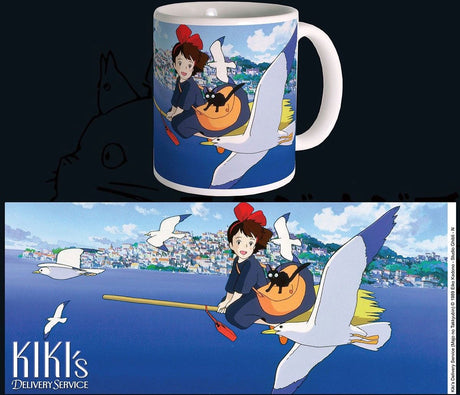 Merkloos sans marque ghibli - kiki's vliegende koeriersdienst - kiki klassieke mok 340 ml
