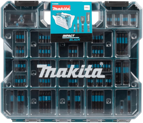 Makita accessoires makita - e-24826 - impact black - slagschroefbitset - 100-delig