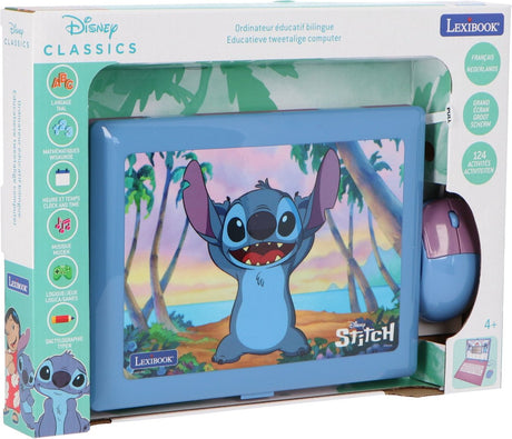Lexibook ordinateur portable éducatif bilingue stitch (fr nl)