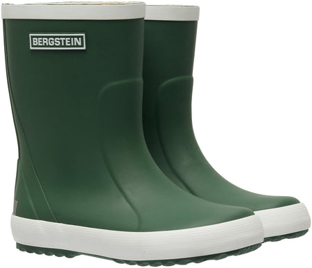 Bergstein classic unisex junior regenlaarzen - dark green 23