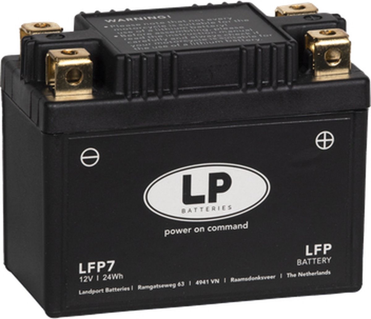 Landport (lp) lfp7 12 volt 24,0 wh lithium lifepo4 motor accu