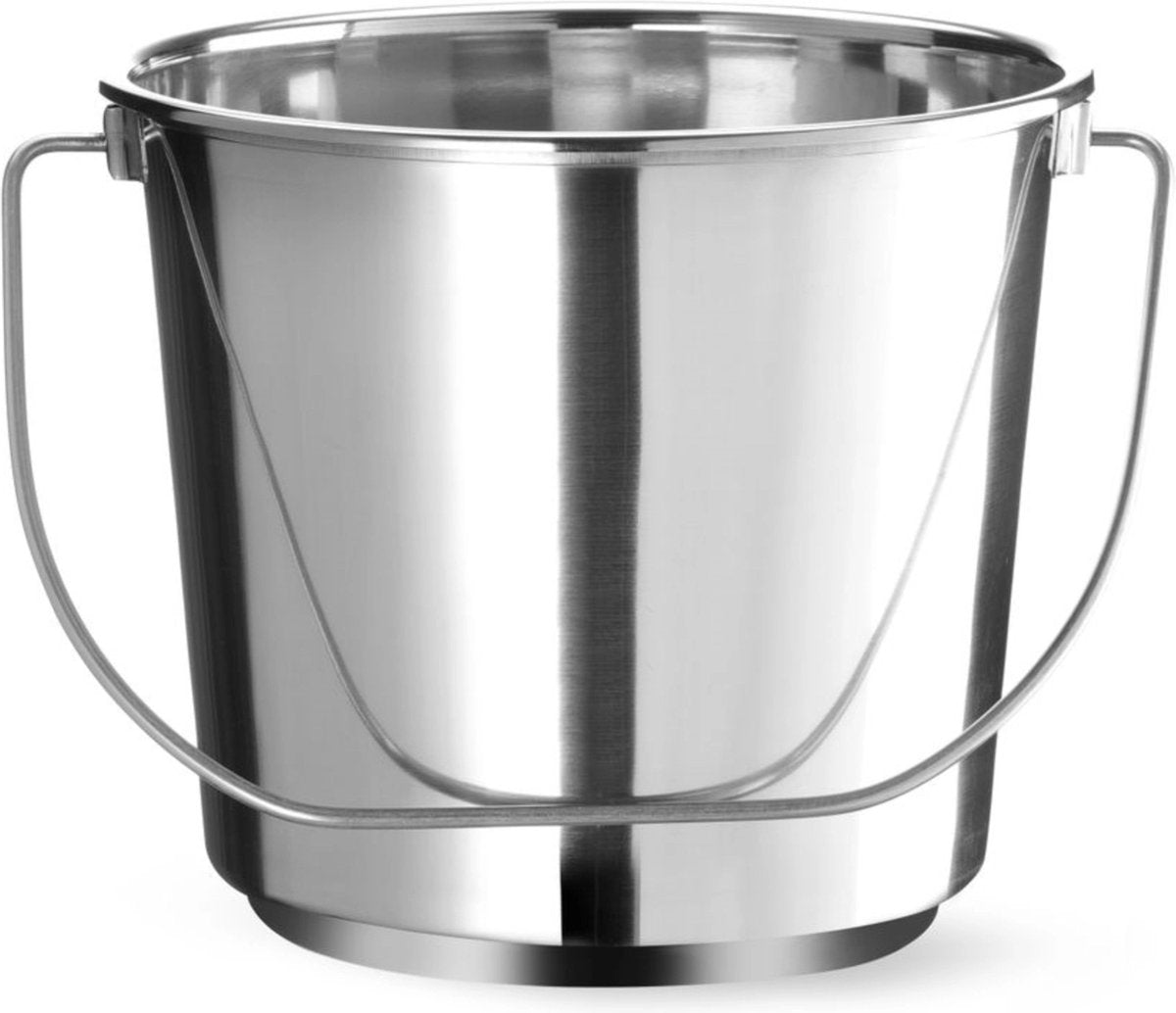 Hendi emmer – budget line – 10l – roestvast staal – ⌀278x(h)235mm