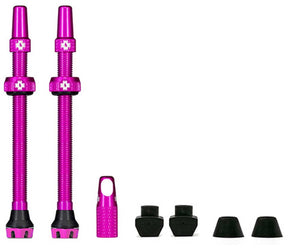 Muc-off tubeless ventiel set 44mm roze - 170554