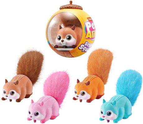 Zuru – scurry'n run – pluche eekhoorn – interactief – mysterie capsule