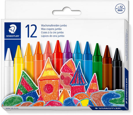 Staedtler jumbo waskrijt - 12 kleuren
