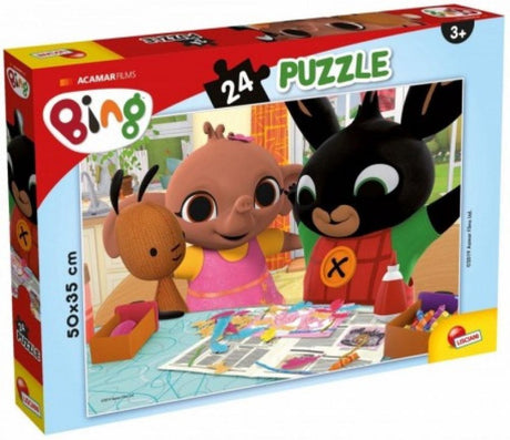 Lisciani - bing - puzzel - samen knutselen - 24 stukjes