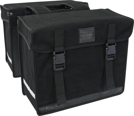 Fastrider canvas dubbele fietstas 47 liter basics