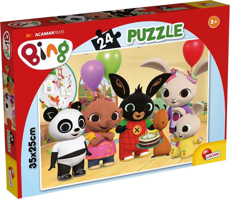 Lisciani - bing - puzzel - happy birthday! - 24 stukjes