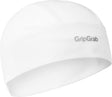 Gripgrab - upf 50+ lightweight zomer fiets helmmuts uv bescherming fietsmuts skull cap - unisex - wit one size