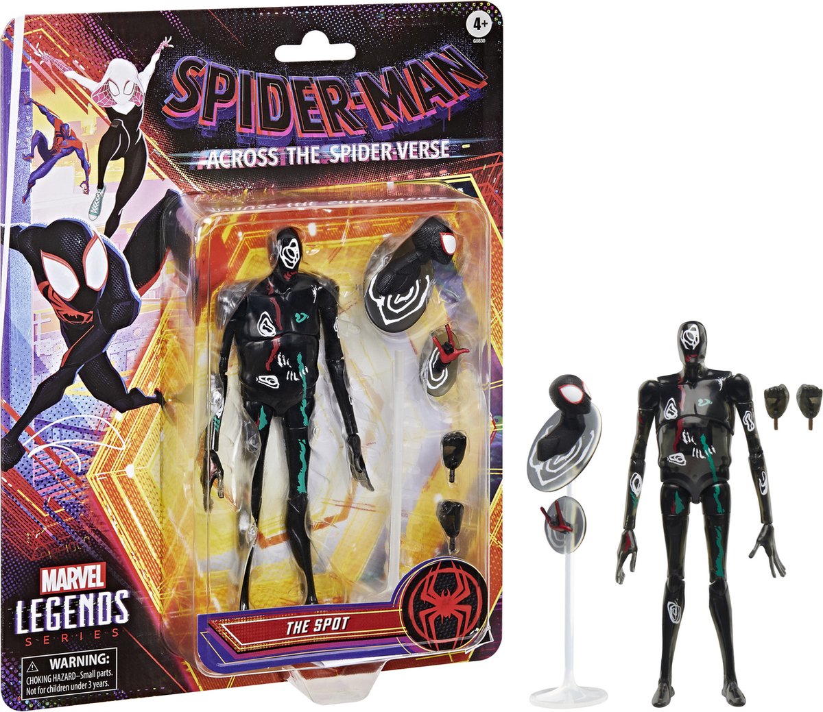 Hasbro spider-man: across the spider-verse marvel legends action figure the spot 15 cm action figuur
