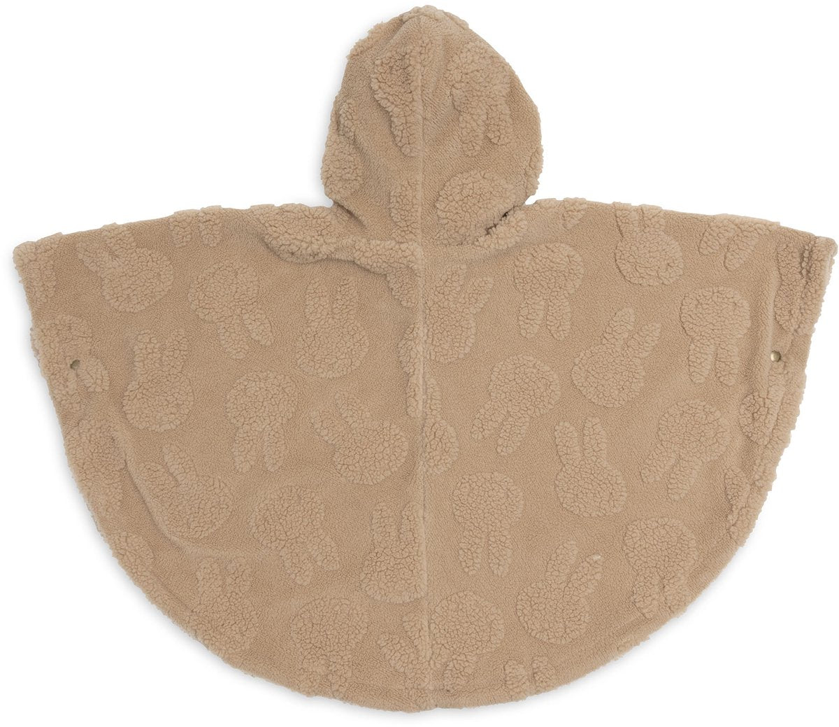 Jollein cosy poncho miffy jacquard teddy biscuit one size