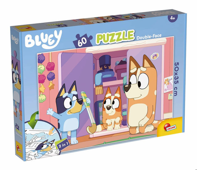 Lisciani - bluey - puzzel plus - 60 stukjes
