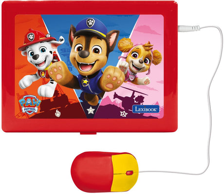 Lexibook paw patrol tweetalige educatieve laptop met 164 activiteiten (nl fr)