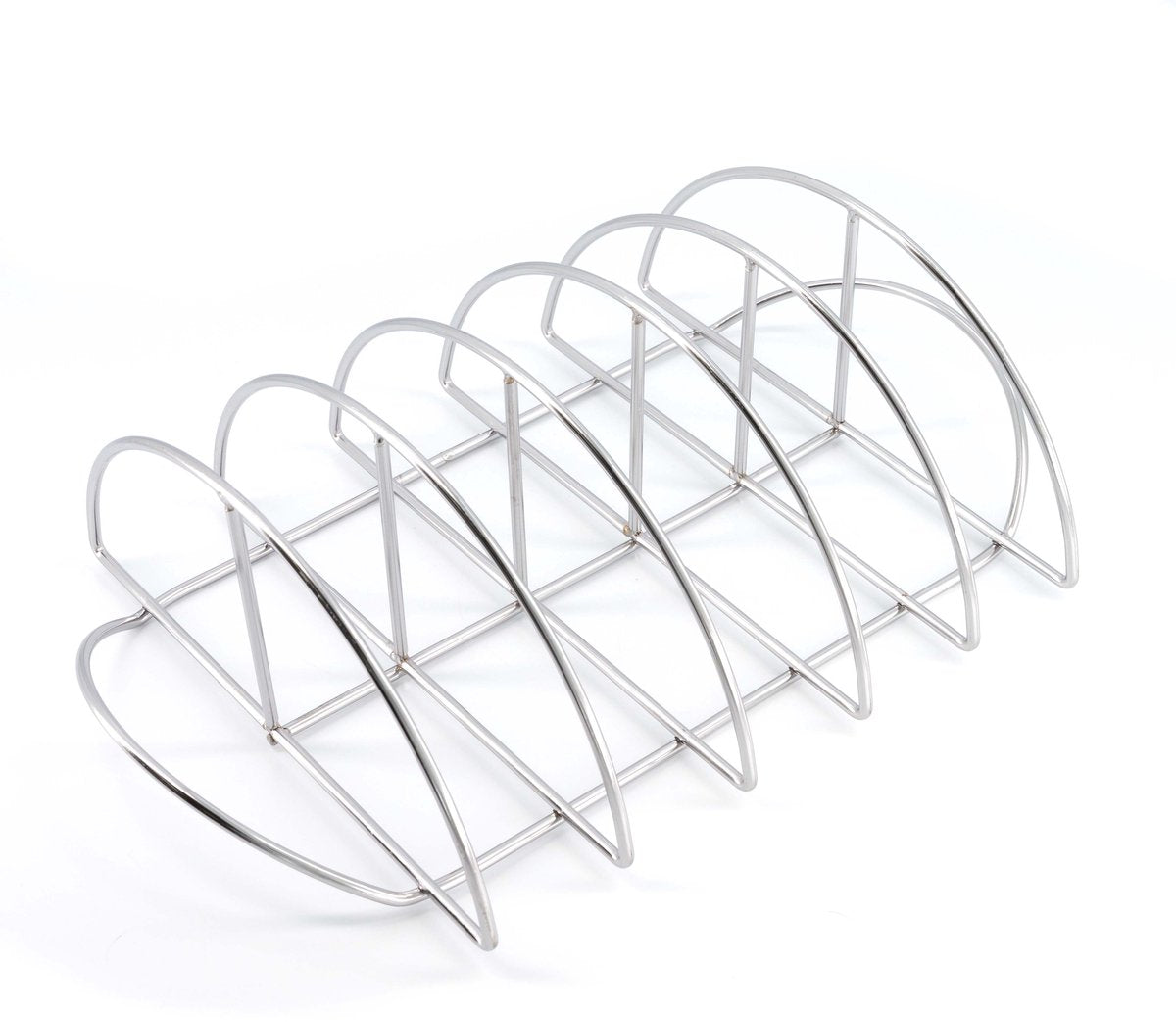 Grill guru spare rib rack deluxe – rvs – 40 cm – sparerib rek voor de bbq