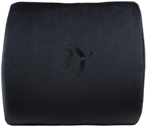 Arozzi lendekussen voor stoel - memory foam - velours - horizontale banden - zwart