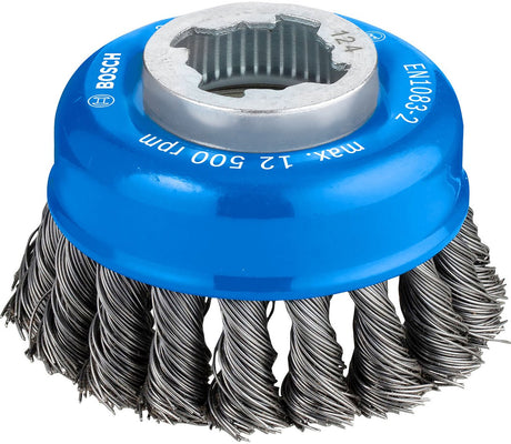 Bosch 2608620727 x-lock komstaalborstel met gegolfde draad - staal - 0,5 x 75mm