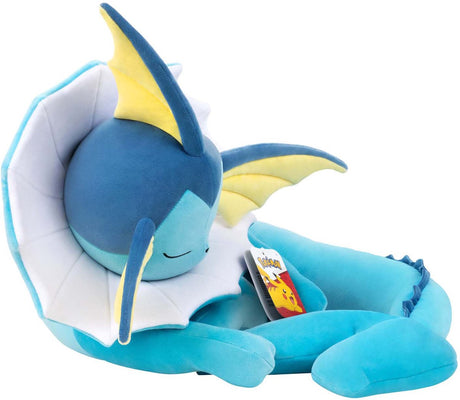 Jazwares pokémon knuffel pluche slapende vaporeon - 45cm