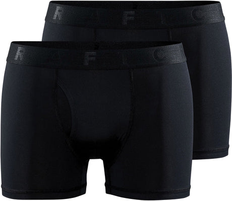 Craft active boxer 3-inch 2-pack m heren sportonderbroek - zwart