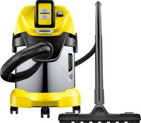 Kärcher wd 3 premium alleszuiger - rvs reservoir - 36v - incl. accu en lader