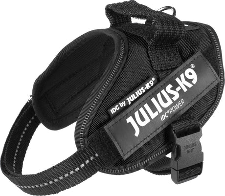 Julius k9 julius-k9 idc powertuig - hondentuig - xs - mini-mini - zwart