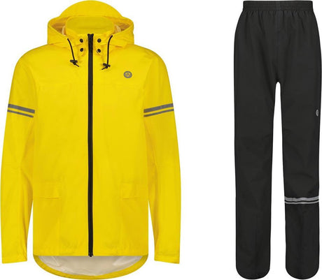 Agu original regenpak essential zwart geel
